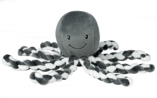 Doudou octopus gris