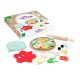 Atelier pizza della mamma accessoire cuisine et marchande jeu imitation aliment en bois REVENDEUR VILAC magasin de jouets en bois à st pierre 97410 Livraison LA REUNION 974