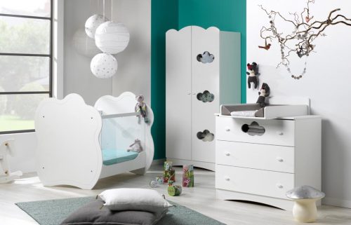 Chambre NUAGE bébé avec plexiglas