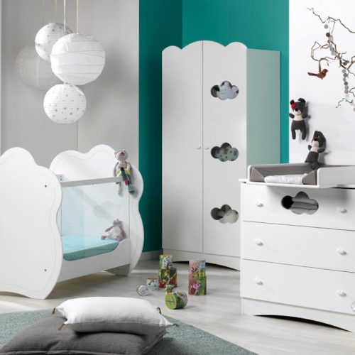 Chambre NUAGE bébé avec plexiglas