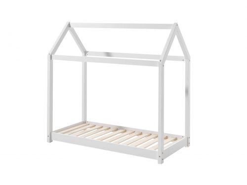 lit cabane enfant bébé montessori blanc