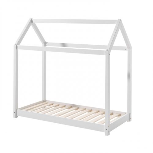 lit cabane enfant bébé montessori blanc