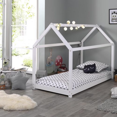 lit cabane enfant blanc montessori 2