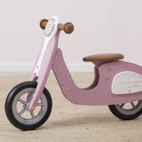 Draisienne en bois PINK BLOSSOM