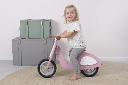 Draisienne en bois PINK BLOSSOM