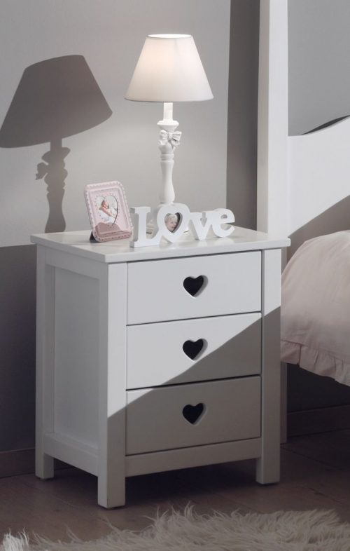 chevet romantique pour chambre d'enfant fille