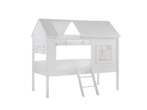 lit cabane pour enfant blanc