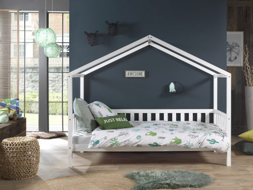 lit maison pour enfant blanc