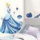 Stickers géants repositionnables PRINCESSE CENDRILLON déco murale chambre d'enfant SOLDES IL ETAIT UNE FOIS magasin de mobiliers et décos pour chambre d'enfants à st pierre 97410 livraison la réunion 974