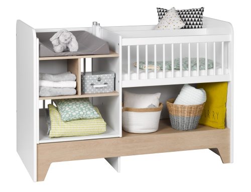 Berceau lit combiné compact évolutif idéal pour chambre parentale des parents magasin puériculture pour bébé saint pierre reunion