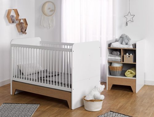 Berceau lit combiné compact évolutif idéal pour chambre parentale des parents magasin puériculture pour bébé saint pierre reunion