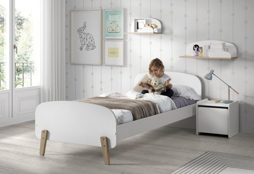 lit enfant style scandinave blanc bois