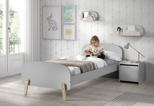 lit enfant en couleur gris tendance