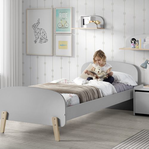 lit enfant en couleur gris tendance