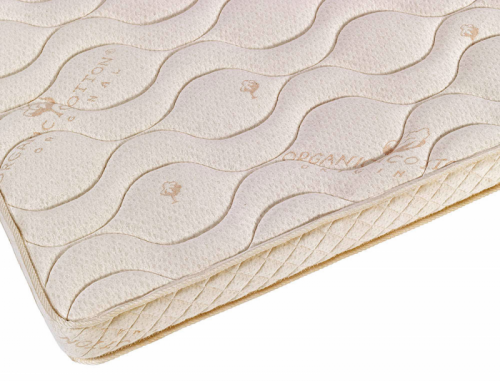 détails du matelas en coton bio pour bébé