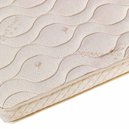 détails du matelas en coton bio pour bébé