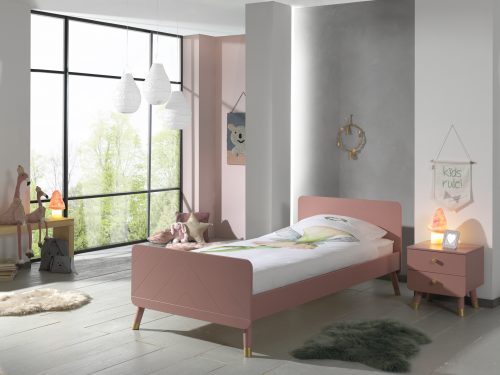 lit enfant ado tendance rose