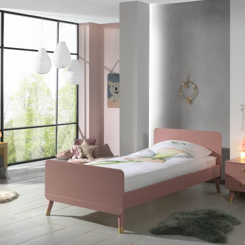 lit enfant ado tendance rose