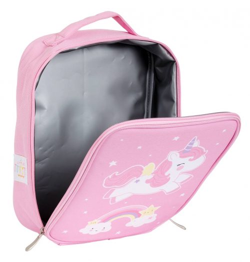 sac a gouter isotherme licorne ouverte