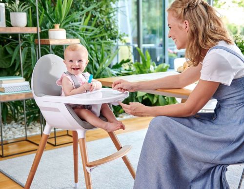 chaise haute bébé 2 en 1 moderne