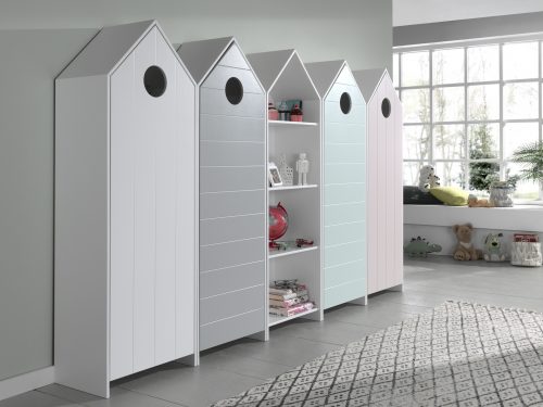 armoire en forme de maisonnette rangement pour chambre enfant