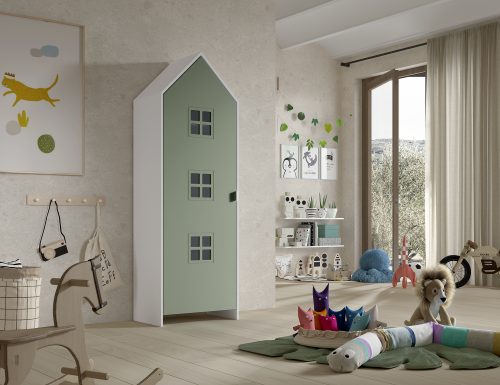 Armoire modulable avec une porte de couleur pour chambre bébé et enfant décoration de chambre et mobilier saint pierre reunion 974 livraison à domicile