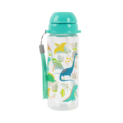 Gourde pour enfants 400 ml avec paille boutique pour enfant saint pierre de la reunion 974 livraison sur toute ile revendeur i-drinks rentrée des classes DINO