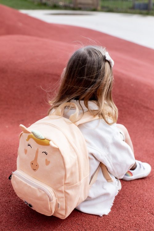 sac maternelle en coton revendeur officiel TRIXIE BABY pour enfant boutique pour enfant saint pierre ILE DE LA REUNION rentrée des classes écoles livraison 974 MRS UNICORN LICORNE