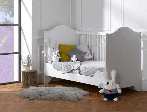 berceau lit bébé vintage blanc