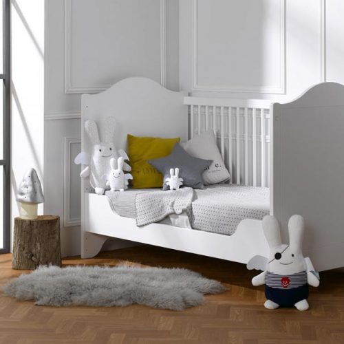 berceau lit bébé vintage blanc