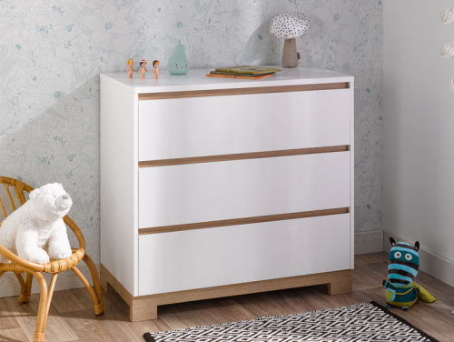 Commode pour bébé et enfant avec tiroirs de rangement