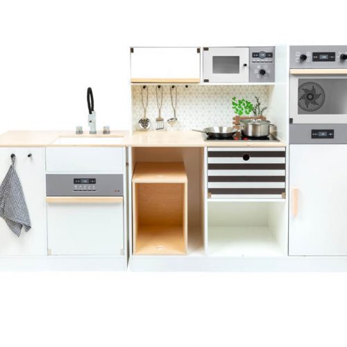 cuisine en bois pour enfants modulable