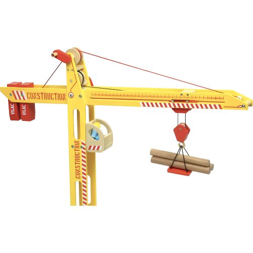 Grande Grue en bois avec accessoires