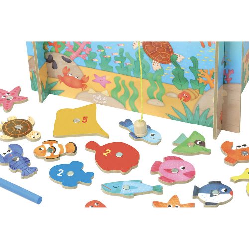 jeu de pêche magnétique vilac animaux de la mer