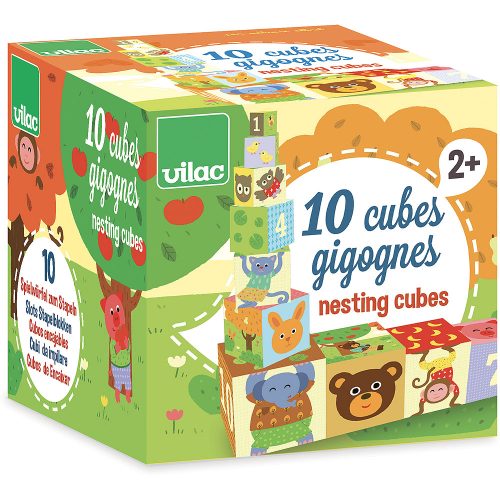 cubes en cartons vilac pour tout petit 2 ans