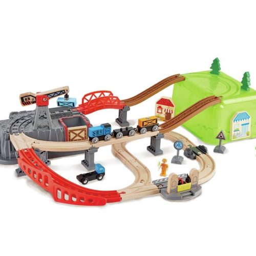 Coffret de train 2 en 1 construis ta ville revendeur HAPE circuit et train magasin de jouets à st pierre 97410 livraison la réunion 974