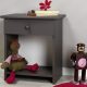 chevet taupe pour chambre d'enfant