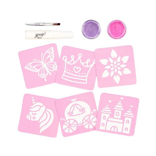 Set de Tatoo GLITTER maquillage pour enfant boutique de jouet vegan et sans produits chimique pour enfant et petits saint pierre reunion 974