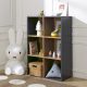 Cubes de rangement modulable Gris Anthracite 6 CASES