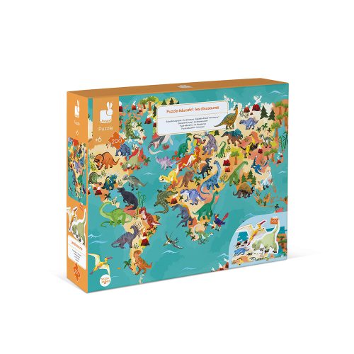 Puzzle éducatif Géant 200 pièces DINOSAURES