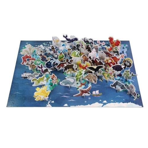 Puzzle éducatif Géant 350 pièces MYTHES ET LÉGENDES 3D