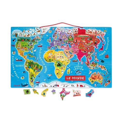 Puzzle MONDE MAGNETIQUE avec 92 magnets