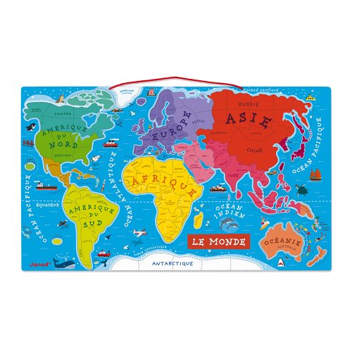 Puzzle MONDE MAGNETIQUE CARTE