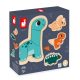 4 puzzles évolutifs Dino puzzle 1er âge revendeur JANOD magasin de jouets en bois jeu éducatif à st pierre 97410 livraison la réunion 974