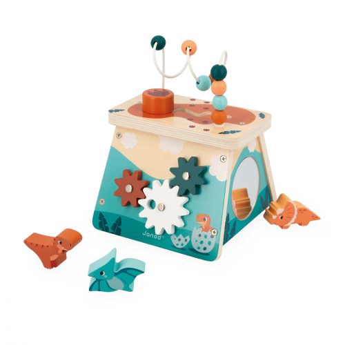 Volcan multi-activités DINO revendeur JANOD jeu éveil bébé magasin de jouets en bois et montessori à st pierre 97410 livraison la réunion 974