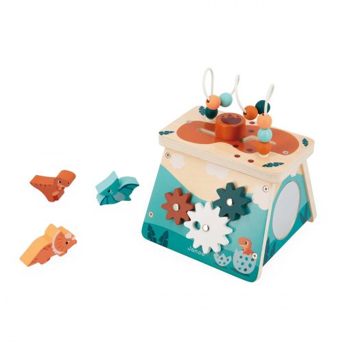 Volcan multi-activités DINO revendeur JANOD jeu éveil bébé magasin de jouets en bois et montessori à st pierre 97410 livraison la réunion 974