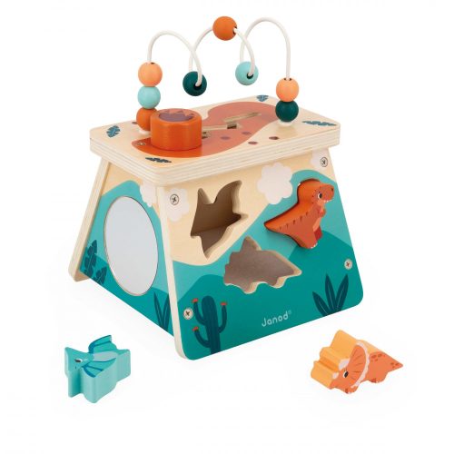 Volcan multi-activités DINO revendeur JANOD jeu éveil bébé magasin de jouets en bois et montessori à st pierre 97410 livraison la réunion 974