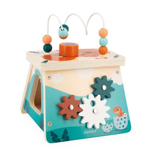 Volcan multi-activités DINO revendeur JANOD jeu éveil bébé magasin de jouets en bois et montessori à st pierre 97410 livraison la réunion 974