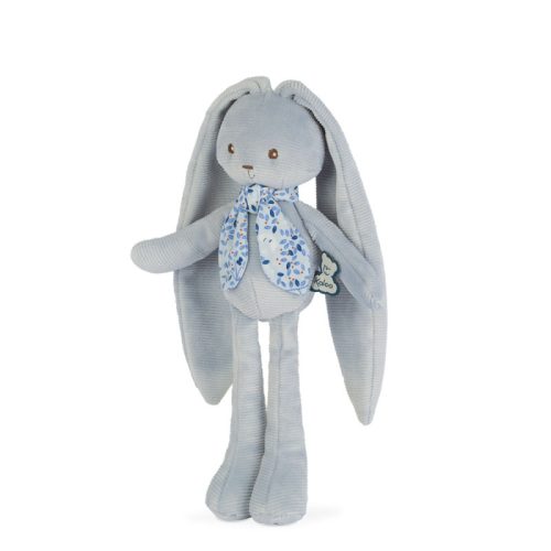 Peluche pantin lapin bleu marque KALOO peluche de qualité idée cadeau bébé magasin de jouets en bois à st pierre 97410 Livraison LA REUNION 974