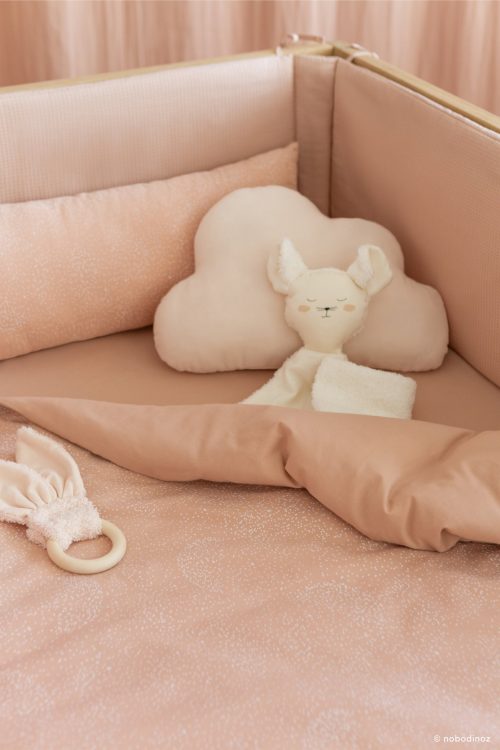 Doudou en coton Bio MOUSE NATURAL